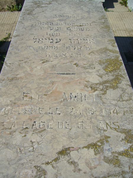 מַצֵּבה פון AMIEL Elie