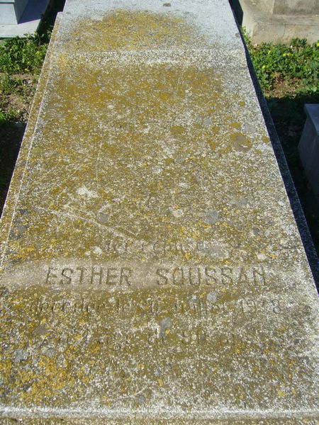 מצבת SOUSSAN Esther