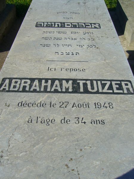 Grabstein von TUIZER Abraham
