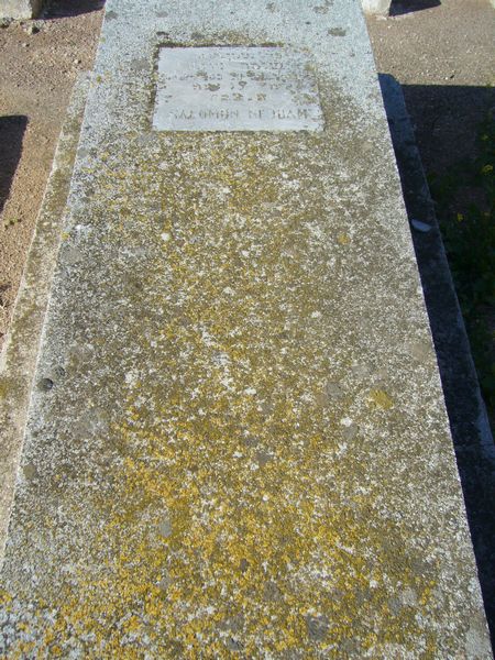 Tombstone of NEDDAM Salomon