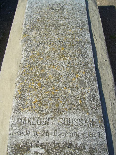Grabstein von SOUSSAN Maklouf