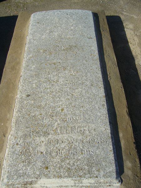 Tombstone of ABERGEL