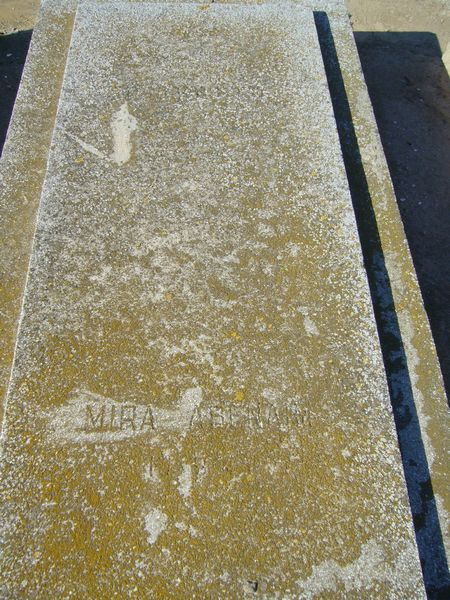 Tombstone of ABENAIM Mira