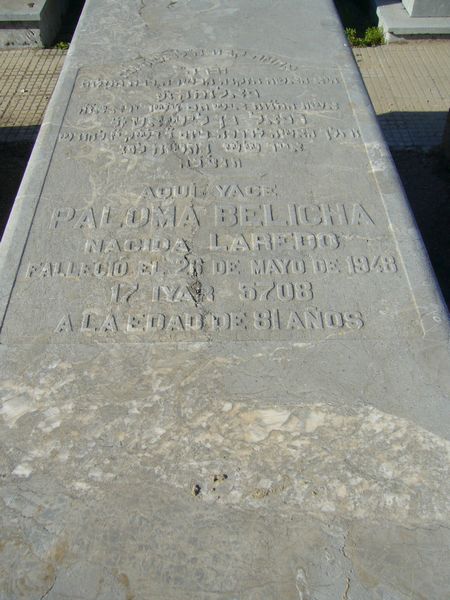 Estela de BELICHA Paloma