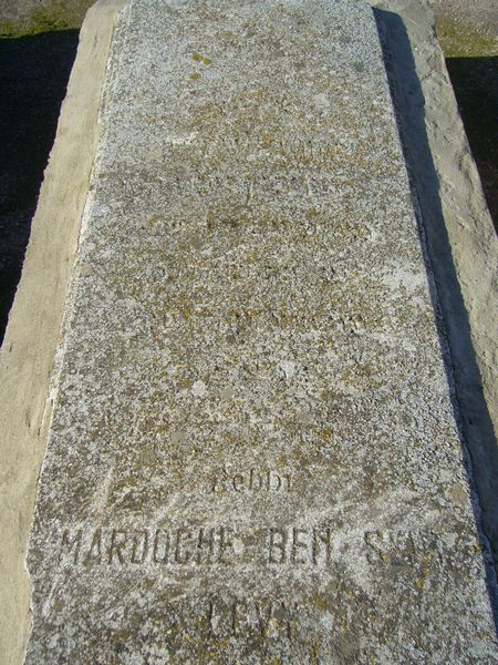 Grabstein von BEN SUR LEVY Mardoche Rebbi