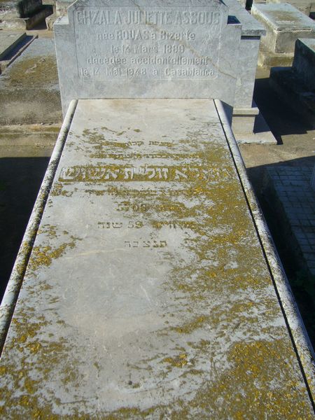 מַצֵּבה פון ASSOUS Ghzala Gisele