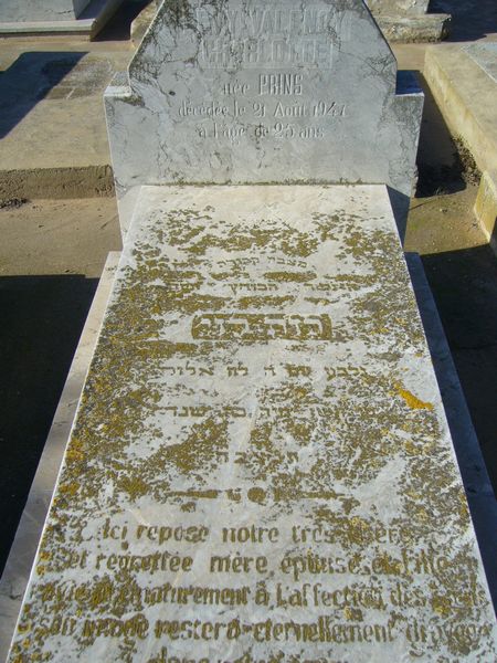 Stèle de LEVY VALENCY Charlotte