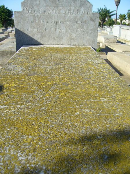 Stèle de GABAY Sarah Manuela