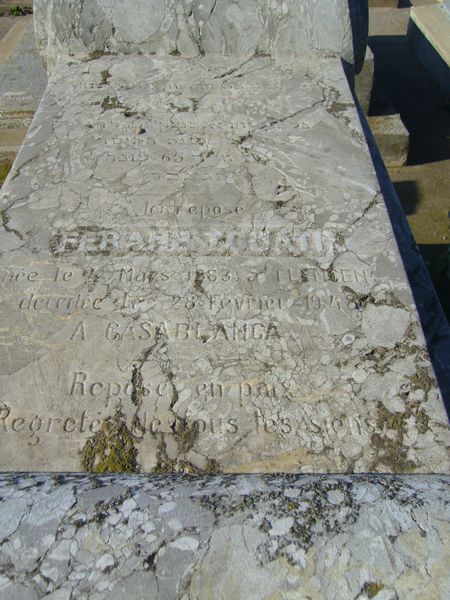 Grabstein von TOUATI Ferrah