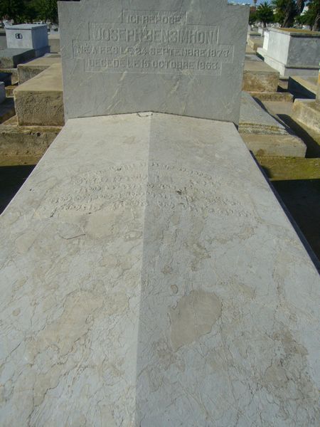Grabstein von BENSIMHON Joseph