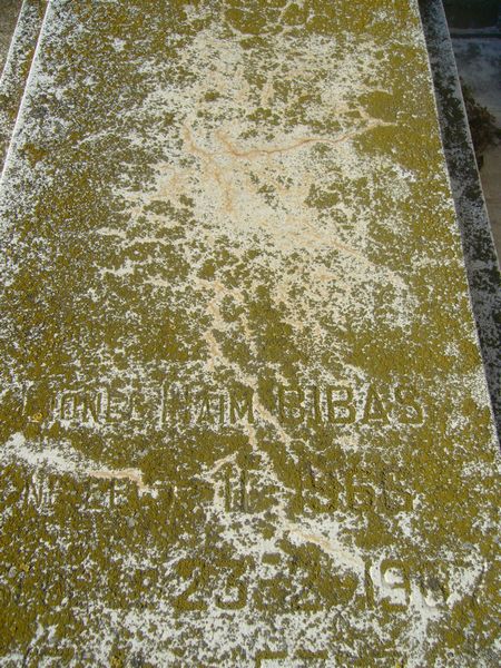 Lápide de BIBAS Leon Haim