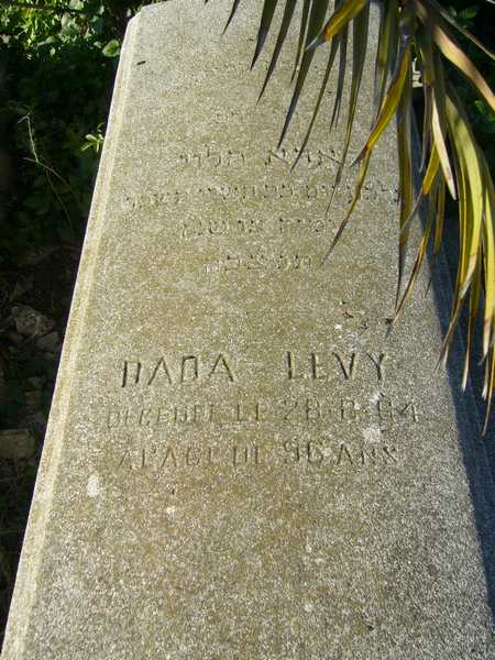 LEVY Dada 的墓碑