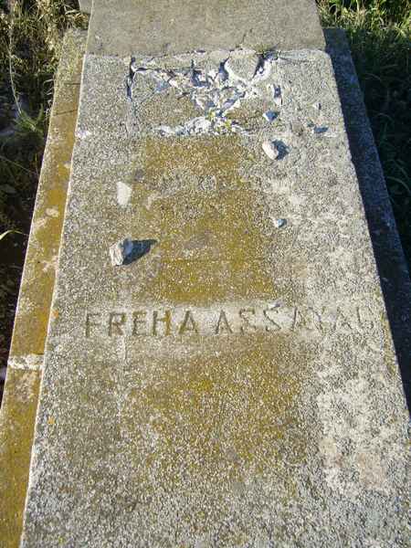 Tombstone of ASSAYAG Freha
