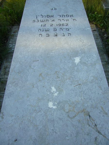 מצבת ASSOULINE Esther