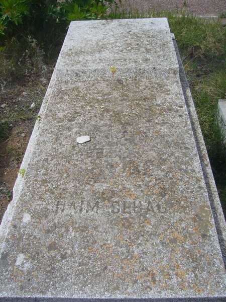 Tombstone of SEBAG Haim