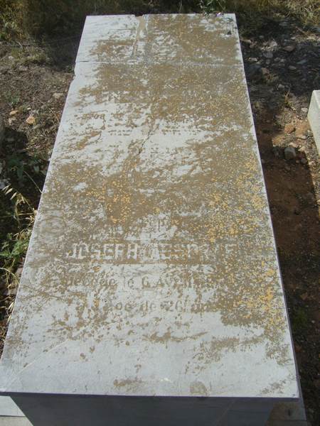 Tombstone of ASSERAF Joseph