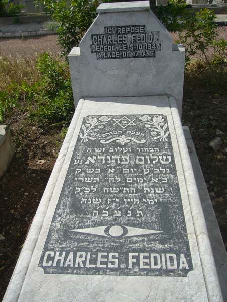 מצבת FEDIDA Charles