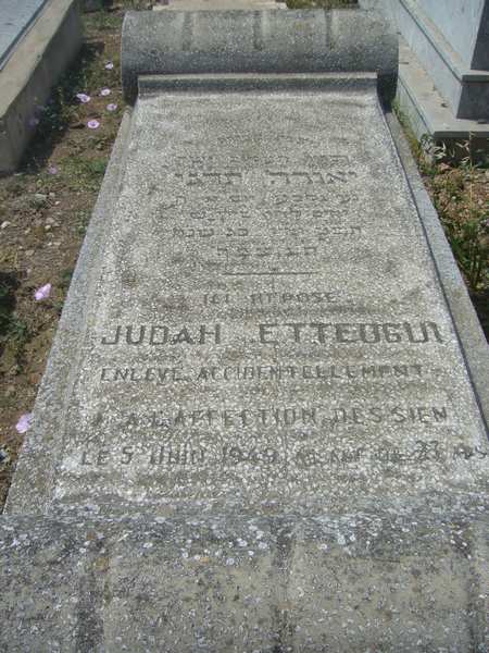 Stèle de ETTEDGUI Judah