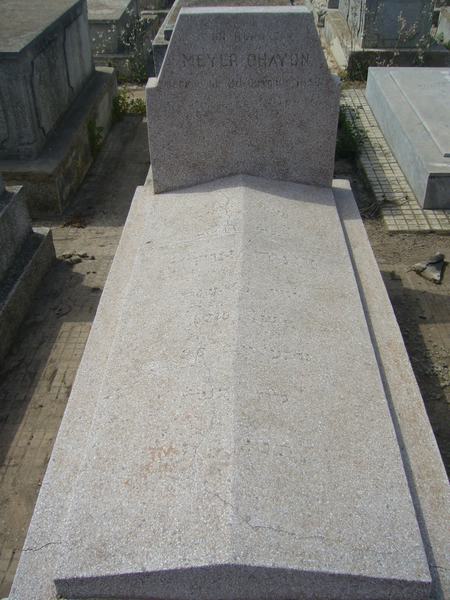 Tombstone of OHAYON Meyer