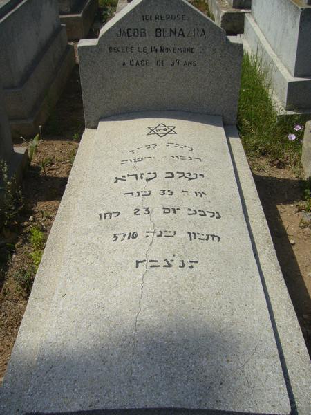 Grabstein von BENAZRA Jacob