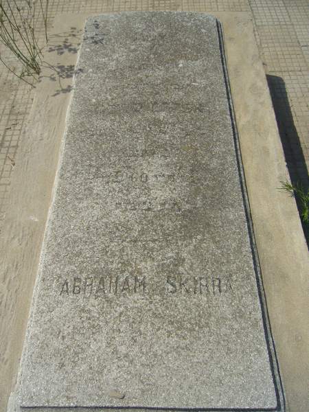 Tombstone of SKIRRA Abraham