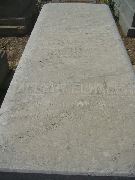 Stèle de ELMALEH Albert