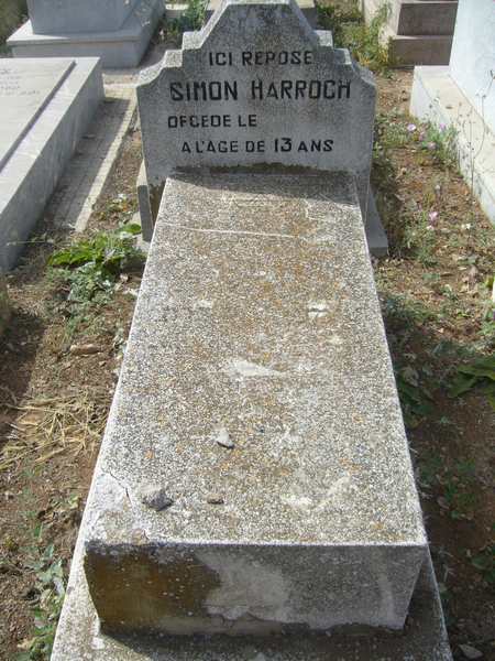 Stèle de HARROCH Simon