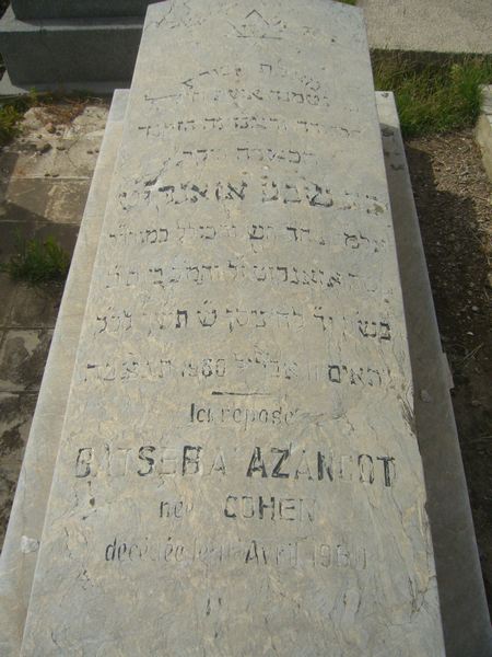 Estela de AZENCOT Batseba
