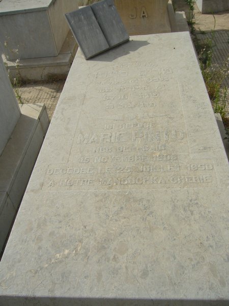 Grabstein von PINTO Marie