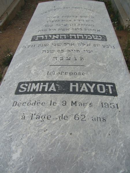 Grabstein von HAYOT Smiha