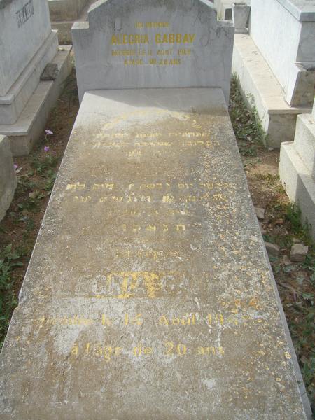 Stèle de GABBAY Alegria