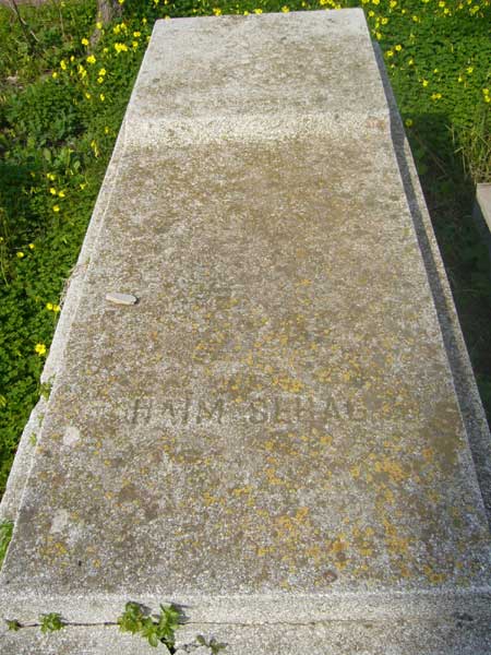 Tombstone of SEBAG Haim