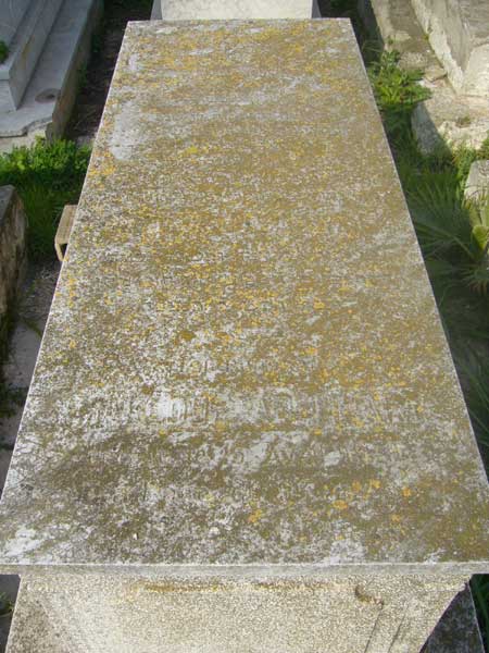 Tombstone of ABENHAIM Maklouf