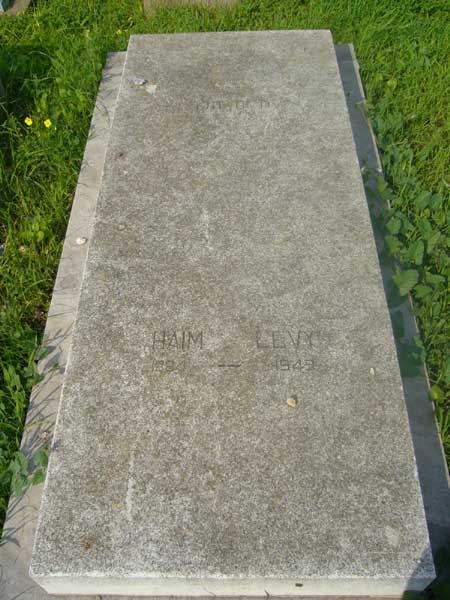 Stèle de LEVY Haim