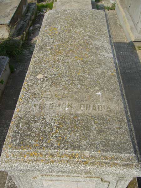 Tombstone of OBADIA Salomon