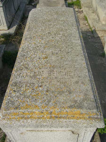 Lápide de BENCHETRIT Maklouf