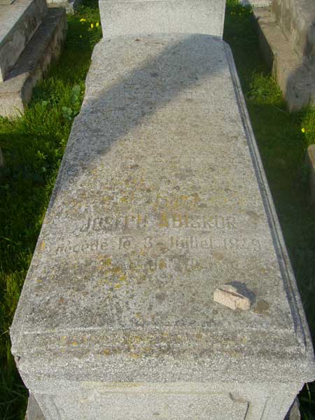 Tombstone of ABISROR Joseph