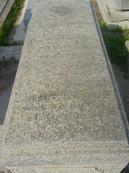 Lápide de BITTON David