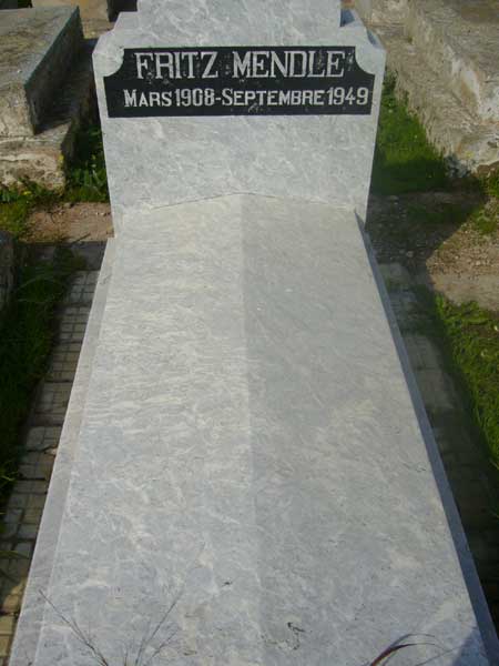 FRITZ Mendle 的墓碑