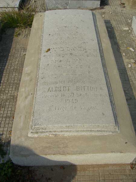 Надгробие BITTON Albert