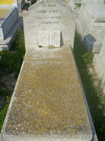 מַצֵּבה פון PEREZ Jacques