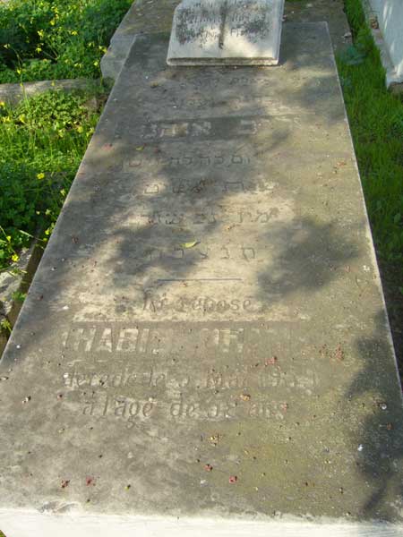 Tombstone of OHANA Habib