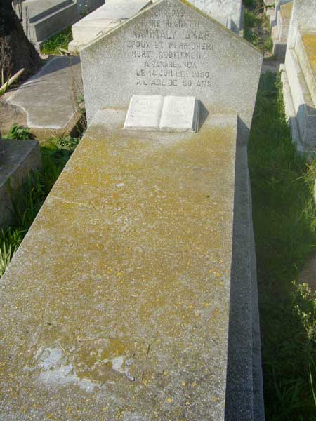 Tombstone of AMAR Naphtaly