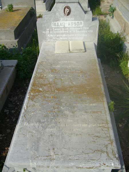 Tombstone of ASSOR Isaac