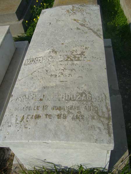 Grabstein von BOUZAGLO Salomon