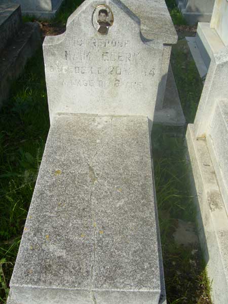 EDERY Haim fejfája