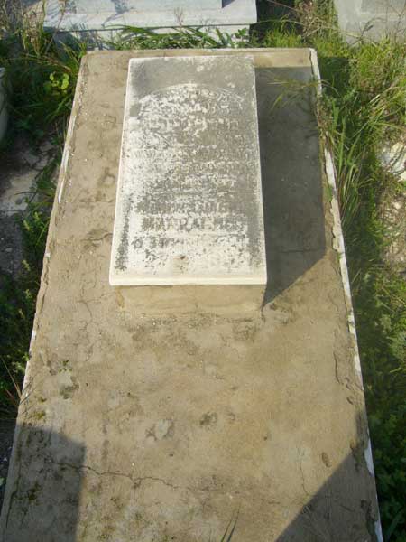 Tombstone of MARRACHE Guilio
