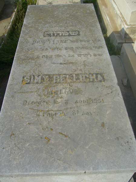 Lápide de BELLICHA Simy