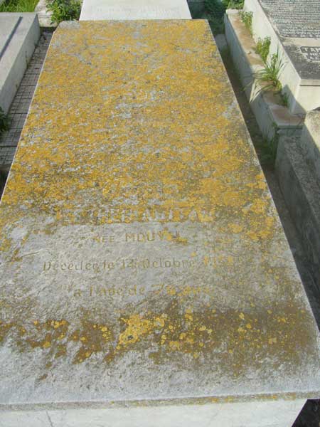 Tombstone of ABITAN Esther
