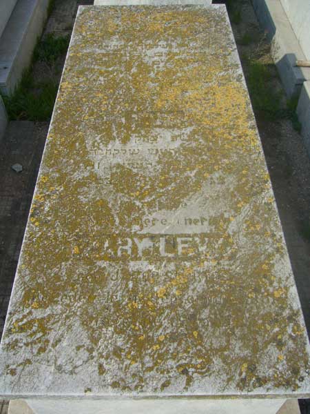 Tombstone of LEVY Zary